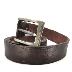 Zanzara 40 Dark Brown Leather Heavy Duty Belt